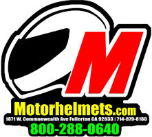 Motorhelmets Die Cut Windshield Sticker