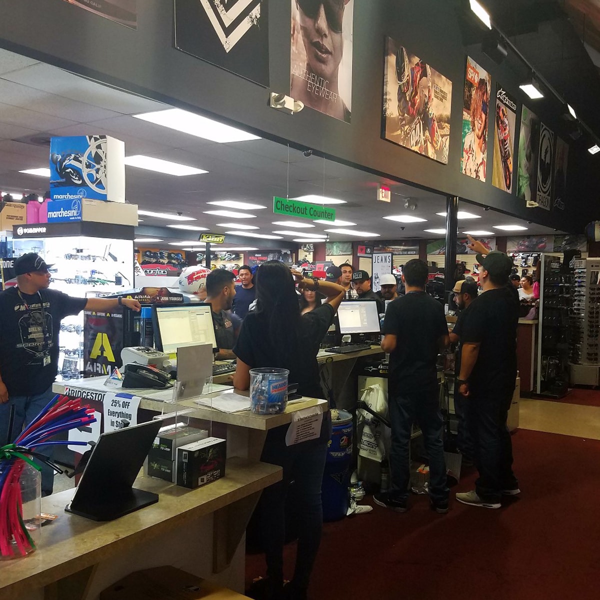 Motorhelmets Store Interior