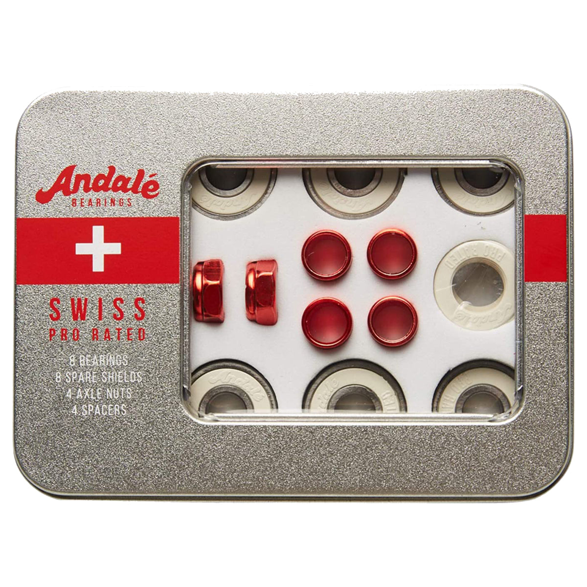 Andale 64 Pack Swiss Tin Box Bearing New) – | Shop for Moto Gear