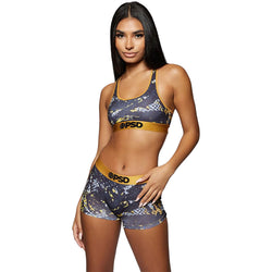 Ethika Sports Bra Sets with Boy Short Bottom