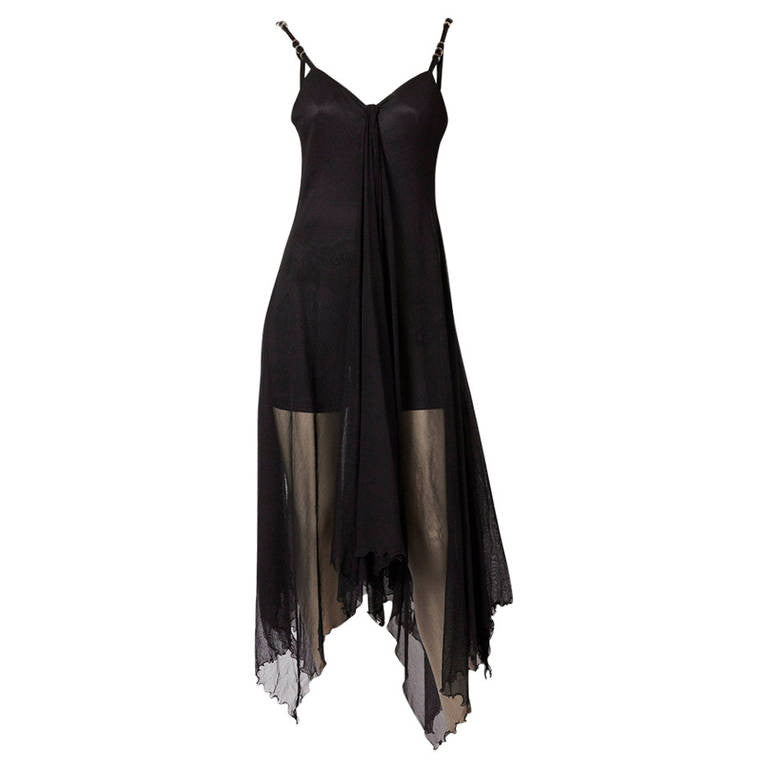 Versace Dress With Assymetric Hem – marlenewetherell.com