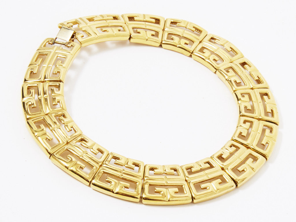 Givenchy Gold Collar Necklace 
