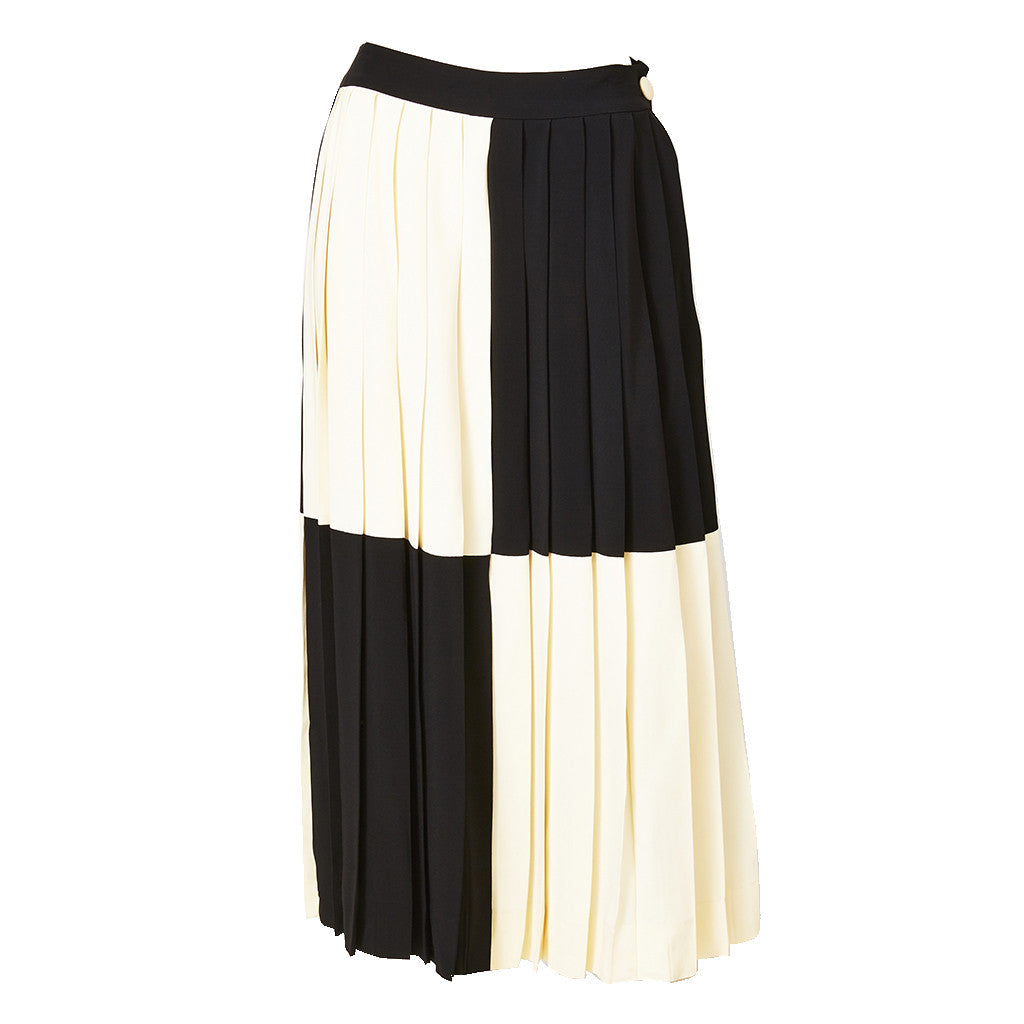 moschino pleated skirt