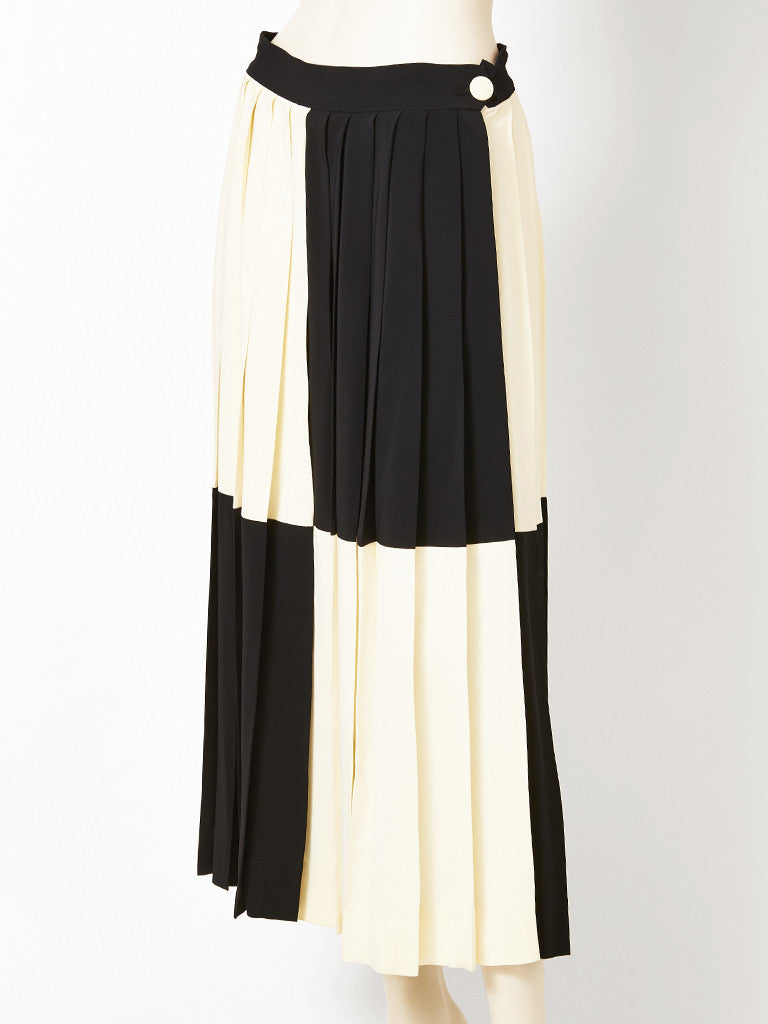 moschino pleated skirt