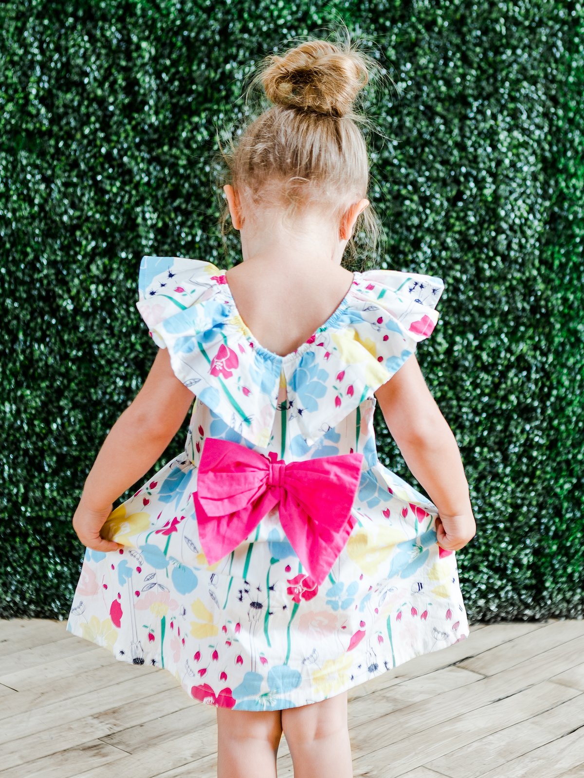 girls floral print dress