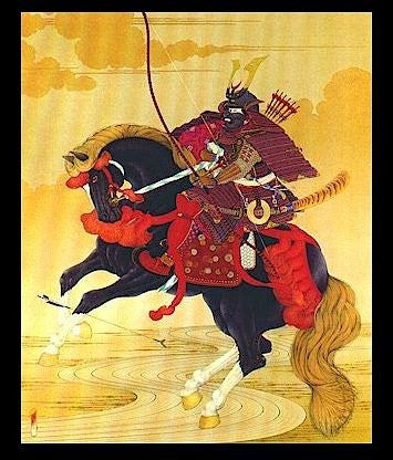 African Samurai on a Horse