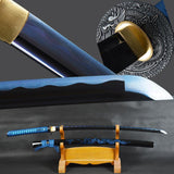 Blue Blade Samurai Katana