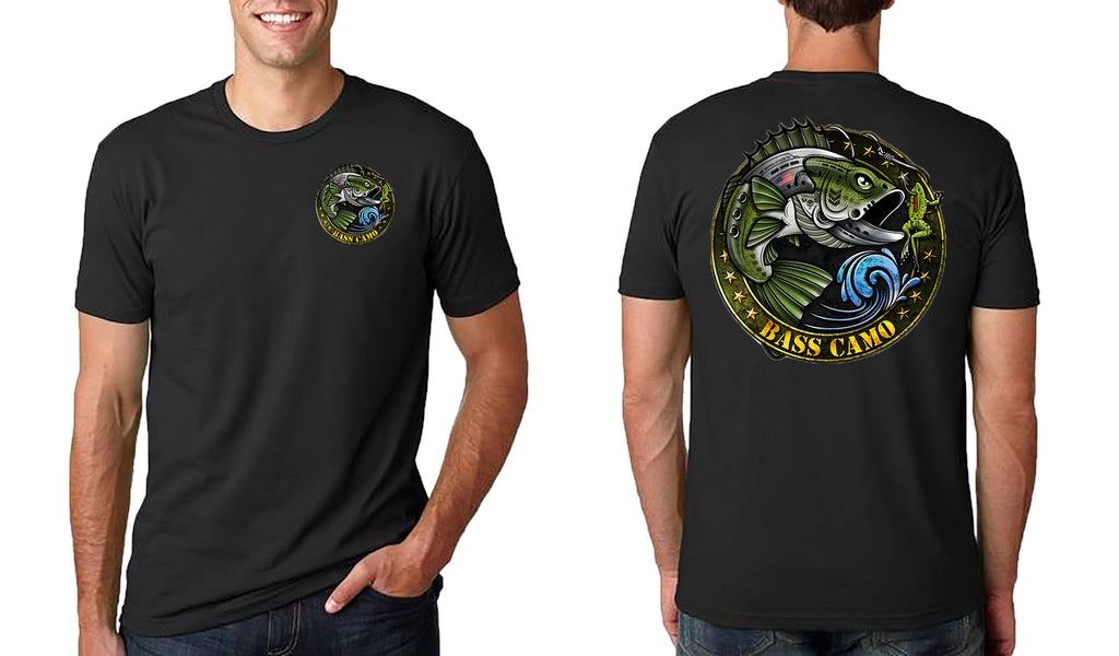 Download Bass Camo "Back In Black" performance short sleeve t-shirt ...