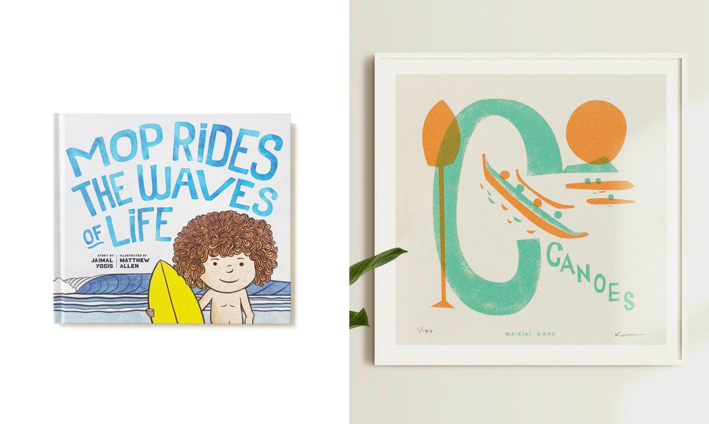 Matt Allen Children's Book/Nick Kuchar Alphabet Surf Prints