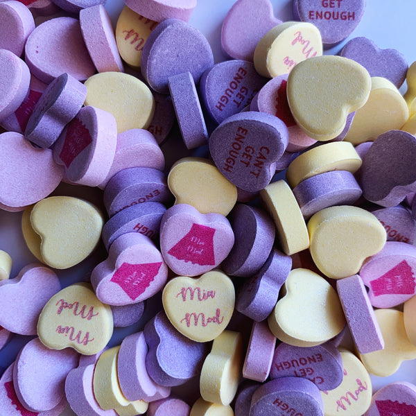 personalised candy hearts