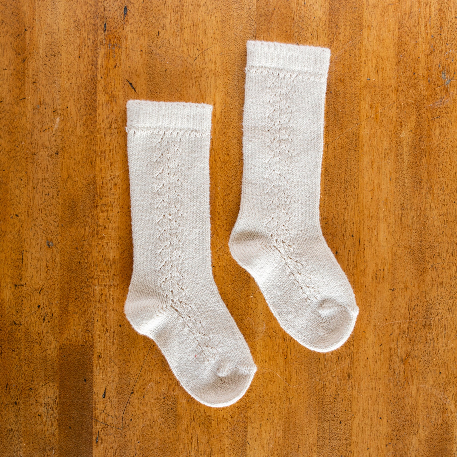 Spanx Over The Knee Scalloped Edge Socks, $24, shopbop.com