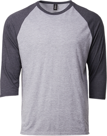 Anvil Adult Tri-Blend 3/4 Sleeve Ranglan Tee - YG Corporate Gift