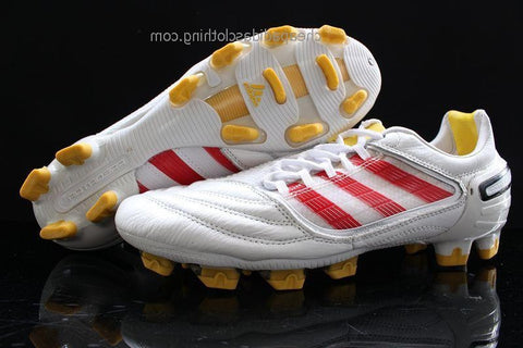 Sheffield Adidas Predator X Trx Fg Cleats White Red K Leather