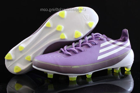 adidas f50 yellow and purple