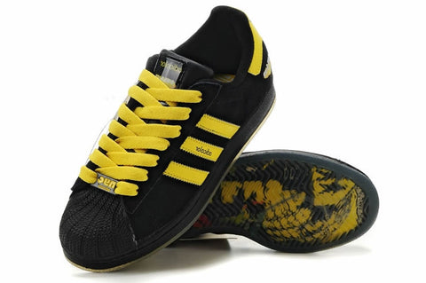 Yellow shell toe adidas