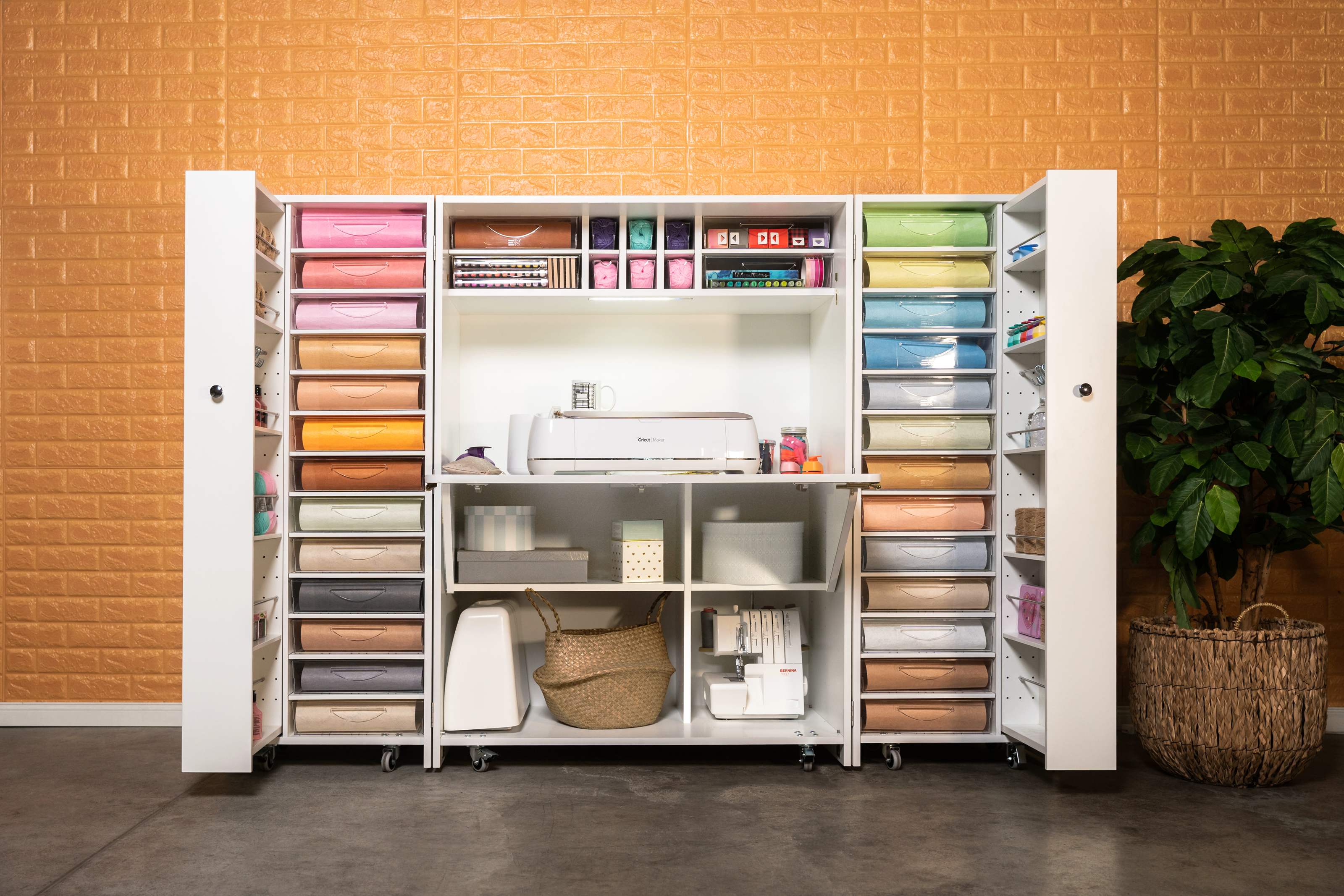 BrandBox CUBE CRAFT / CUBE OFFICE - Bastelschrank / Homeoffice kompakt