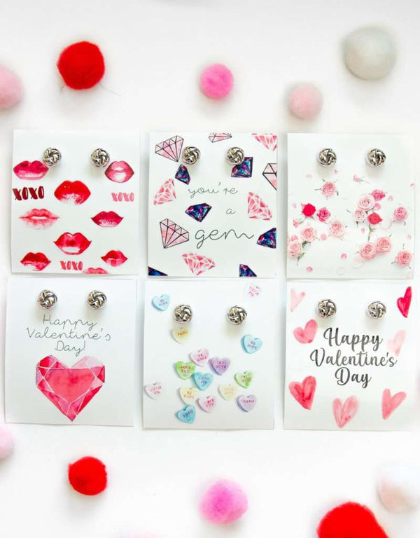 Happy Valentines Day” Earrings