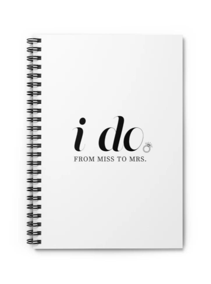 wedding notebook