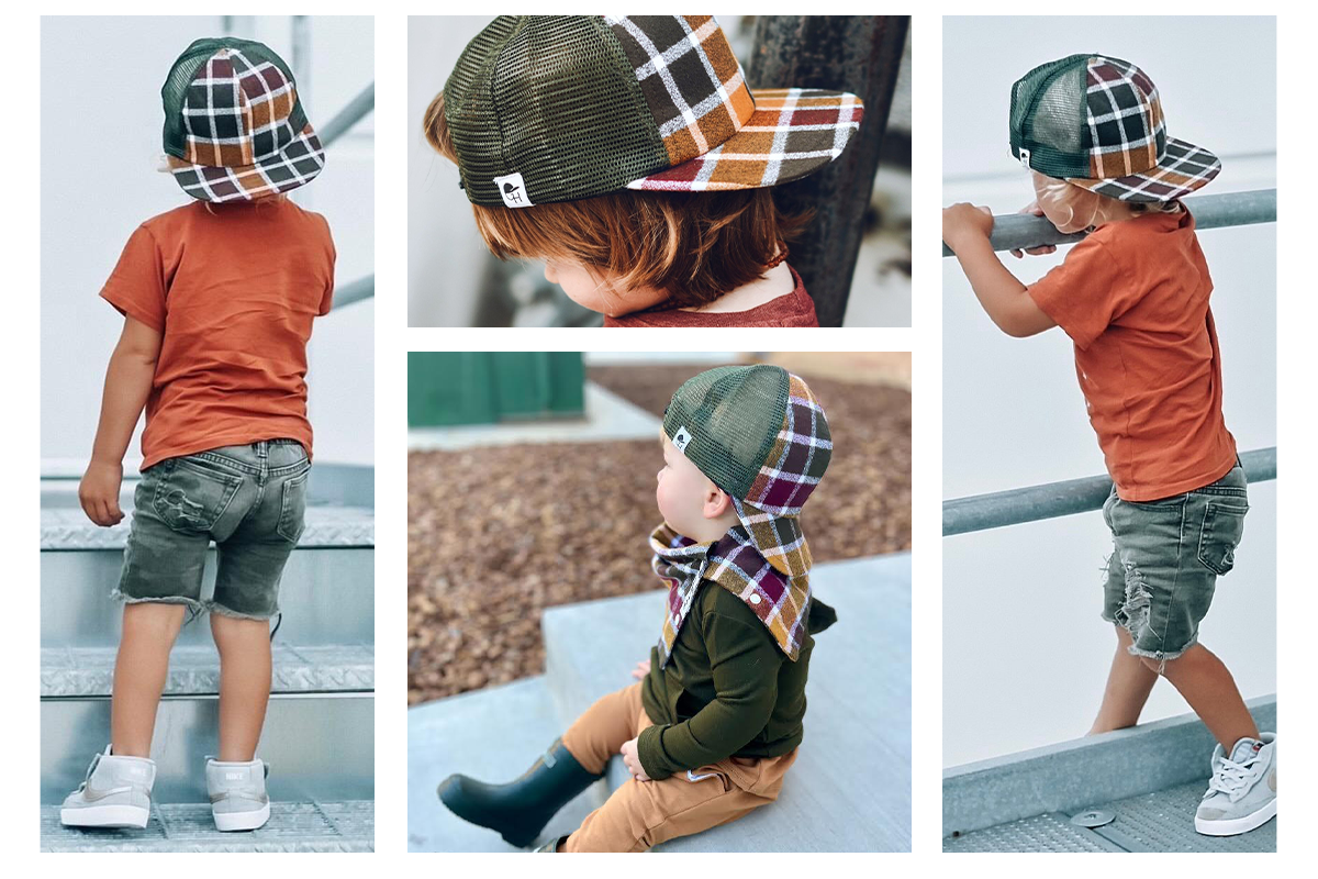 Fall Plaid Trucker - Featured Product Image Collage