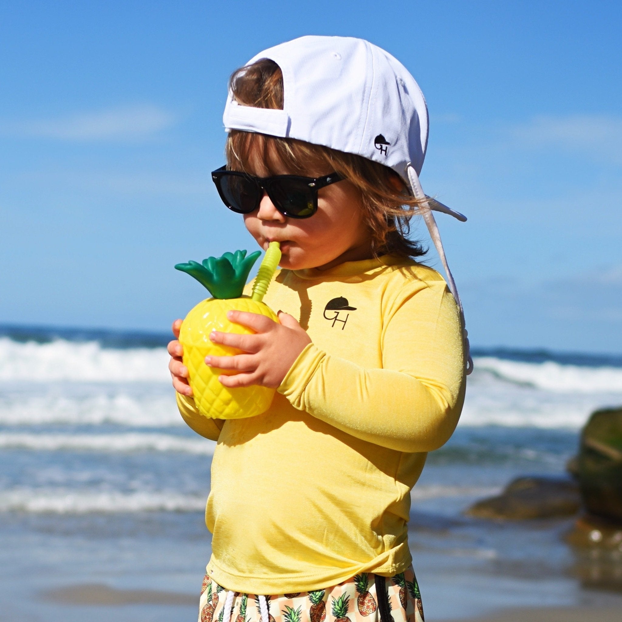 Hooded Protective Sun Shirt  Save your kids skin from the harsh