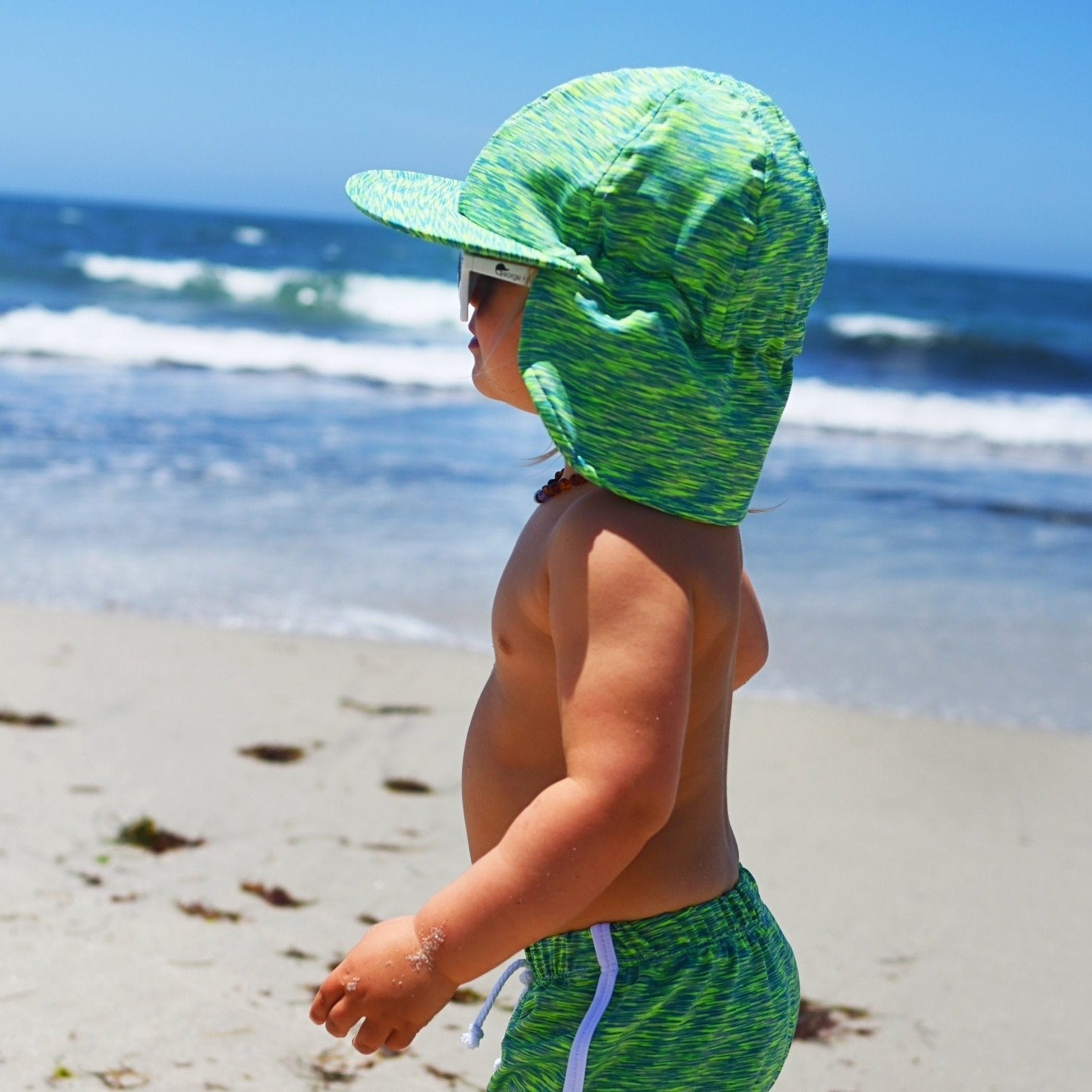 George Hats Neon Orange Surf Hat Toddler