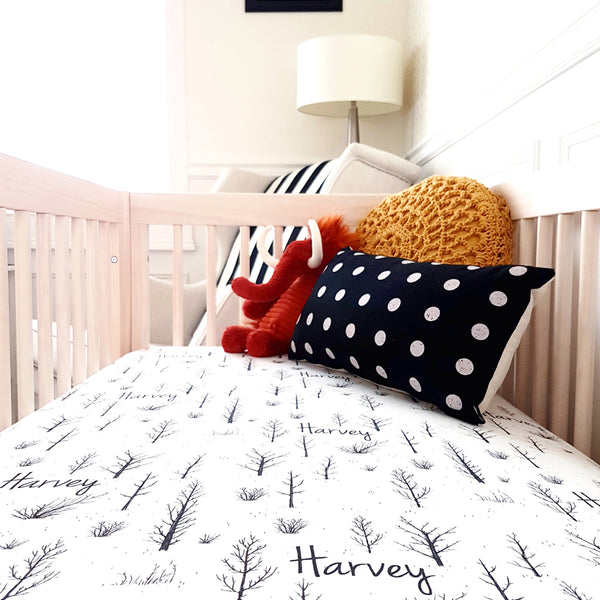 personalized sheets for crib