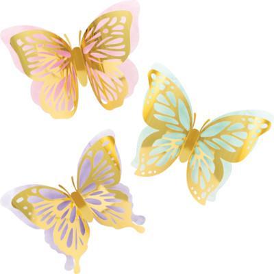 Butterfly Shimmer Paper Masks