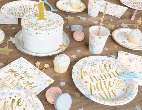 1st Birthday Party Supplies Tableware and Decorations