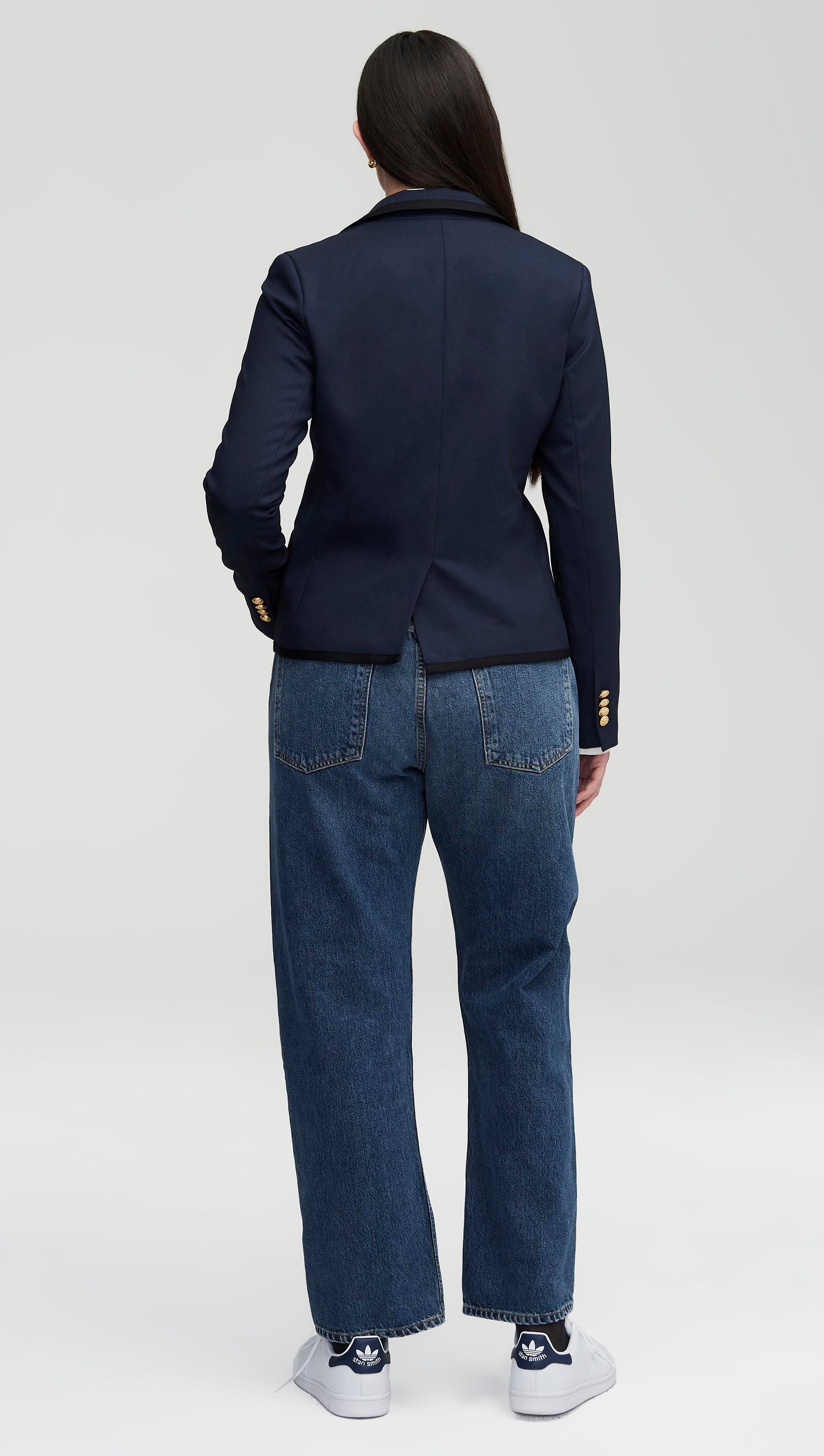 05 Piped Blazer Midnight 1767