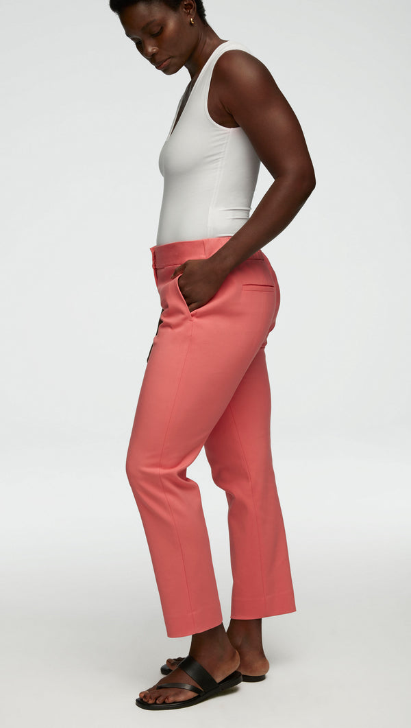 Flex Waist Trouser in Performance Cotton, Women's Pants