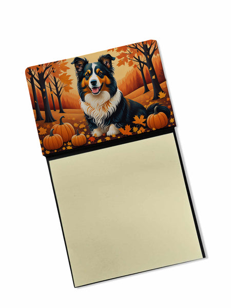 Buy this Collie Fall Sticky Note Holder