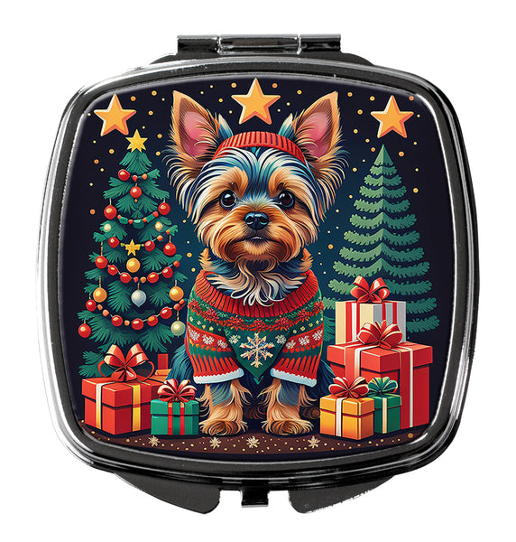 Buy this Yorkie Yorkshire Terrier Christmas Compact Mirror