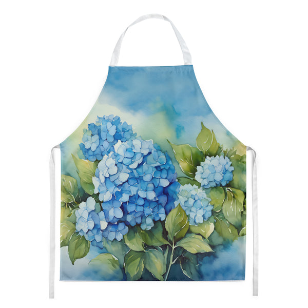 Buy this Hydrangeas in Watercolor Apron