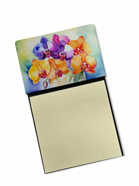 Buy this Orchids in Watercolor Sticky Note Holder