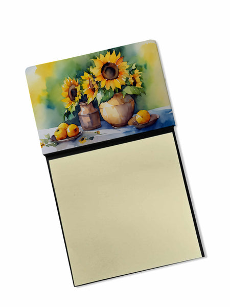 Buy this Sunflowers in Watercolor Sticky Note Holder