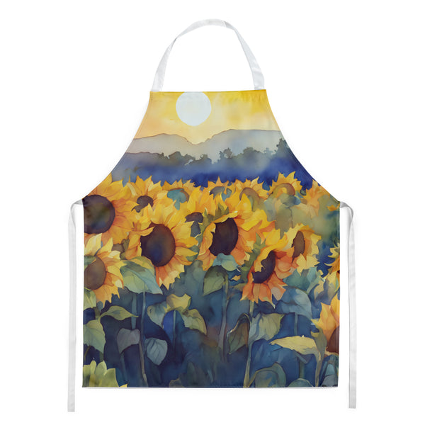 Buy this Sunflowers in Watercolor Apron