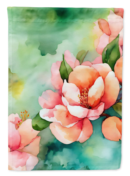 Buy this Delaware Peach Blossom in Watercolor Garden Flag