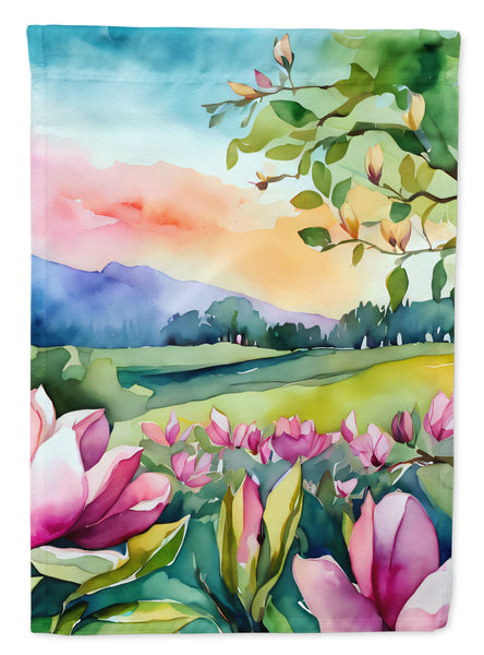 Buy this Louisiana Magnolias in Watercolor House Flag