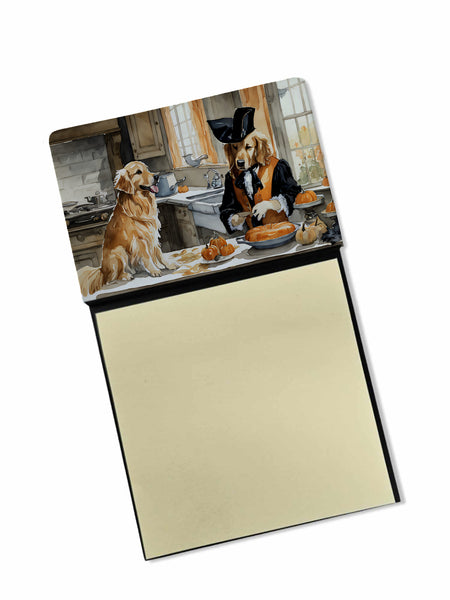 Buy this Golden Retriever Fall Kitchen Pumpkins Sticky Note Holder