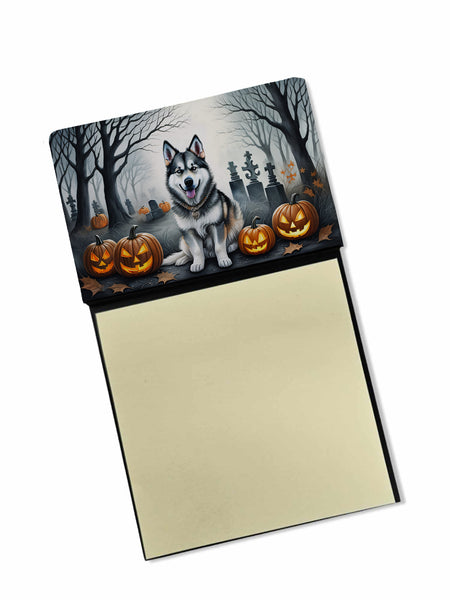 Buy this Alaskan Malamute Spooky Halloween Sticky Note Holder