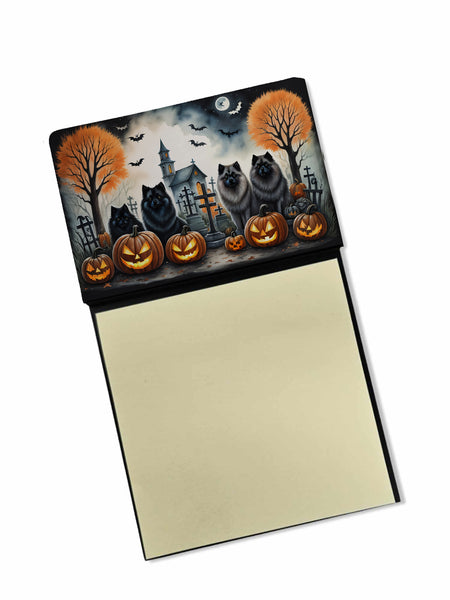 Buy this Keeshond Spooky Halloween Sticky Note Holder