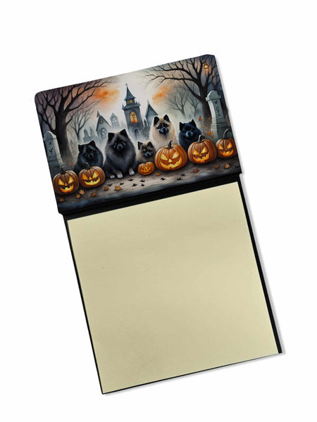 Buy this Keeshond Spooky Halloween Sticky Note Holder