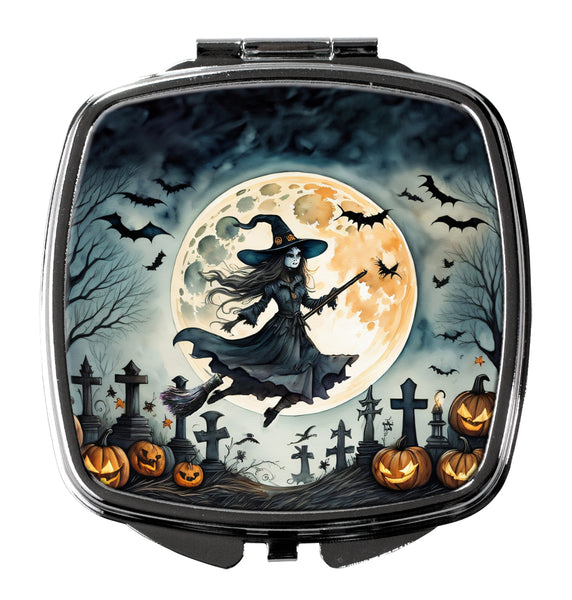 Buy this Flying Witch Spooky Halloween Compact Mirror