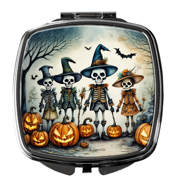 Buy this Calacas Skeletons Spooky Halloween Compact Mirror