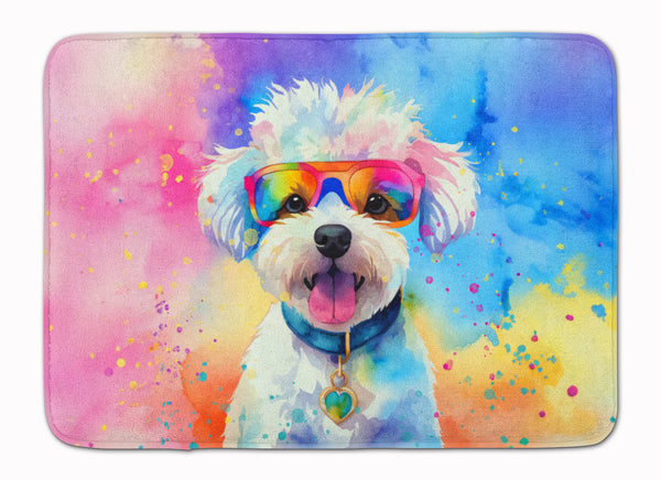 Buy this Bichon Frise Hippie Dawg Memory Foam Kitchen Mat