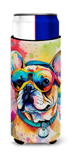 Buy this French Bulldog Hippie Dawg Hugger for Ultra Slim Cans