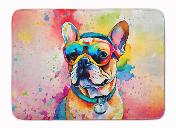 Buy this French Bulldog Hippie Dawg Memory Foam Kitchen Mat