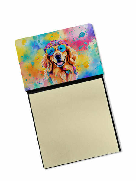 Buy this Golden Retriever Hippie Dawg Sticky Note Holder