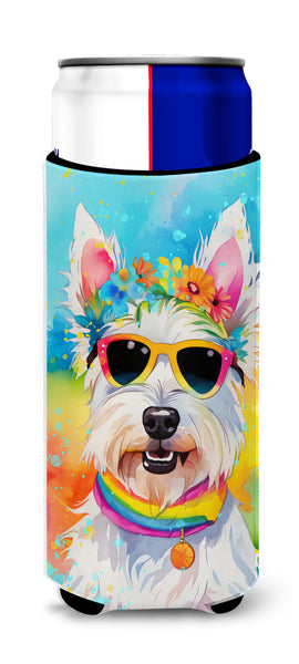 Buy this Westie Hippie Dawg Hugger for Ultra Slim Cans