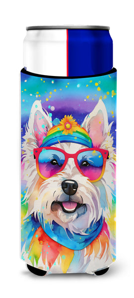 Buy this Westie Hippie Dawg Hugger for Ultra Slim Cans